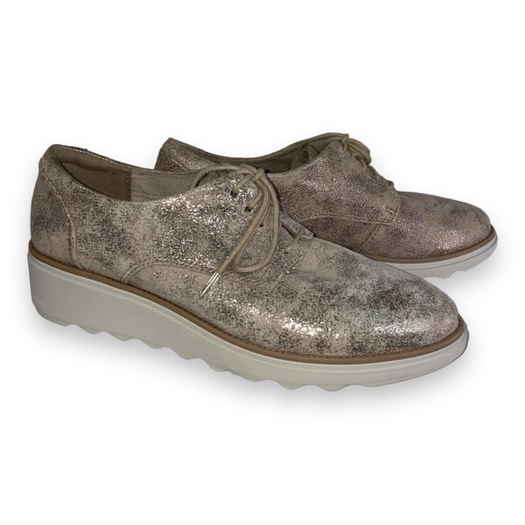 NEW Clarks Collection Women's Sharon Crystal Oxford Shoes Size 8.5 - Picture 6 of 6